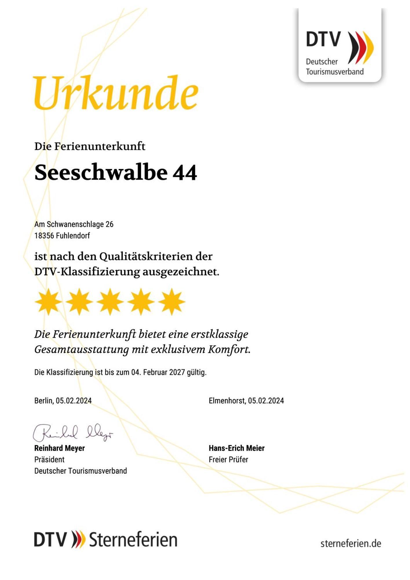 Ferienhaus Seeschwalbe 44 Fuhlendorf  Eksteriør billede
